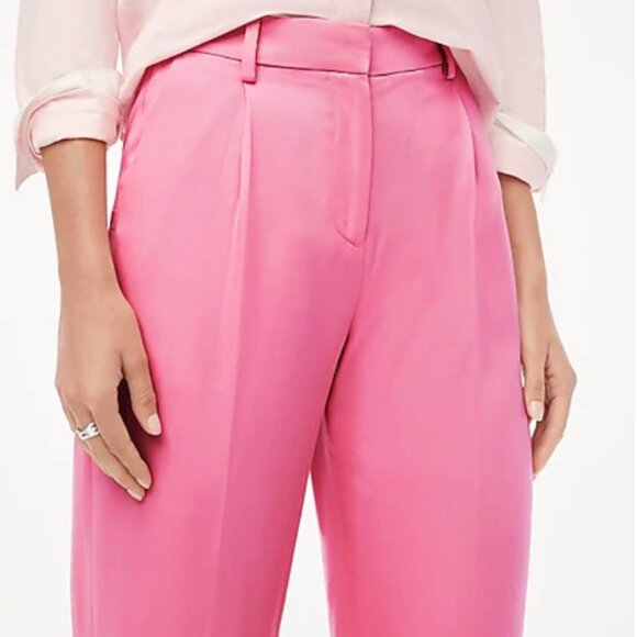 J. Crew Factory Pink Trousers (NWT) - Picture 2 of 8